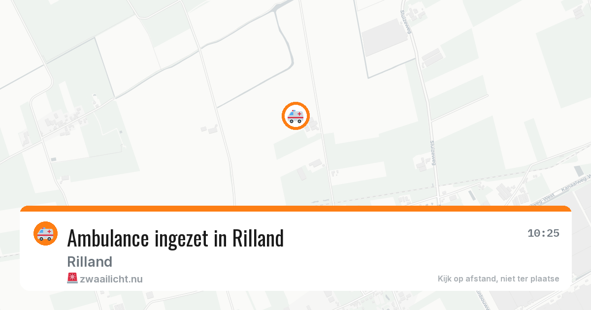 Ambulance ingezet in Rilland — 1 jun 2026