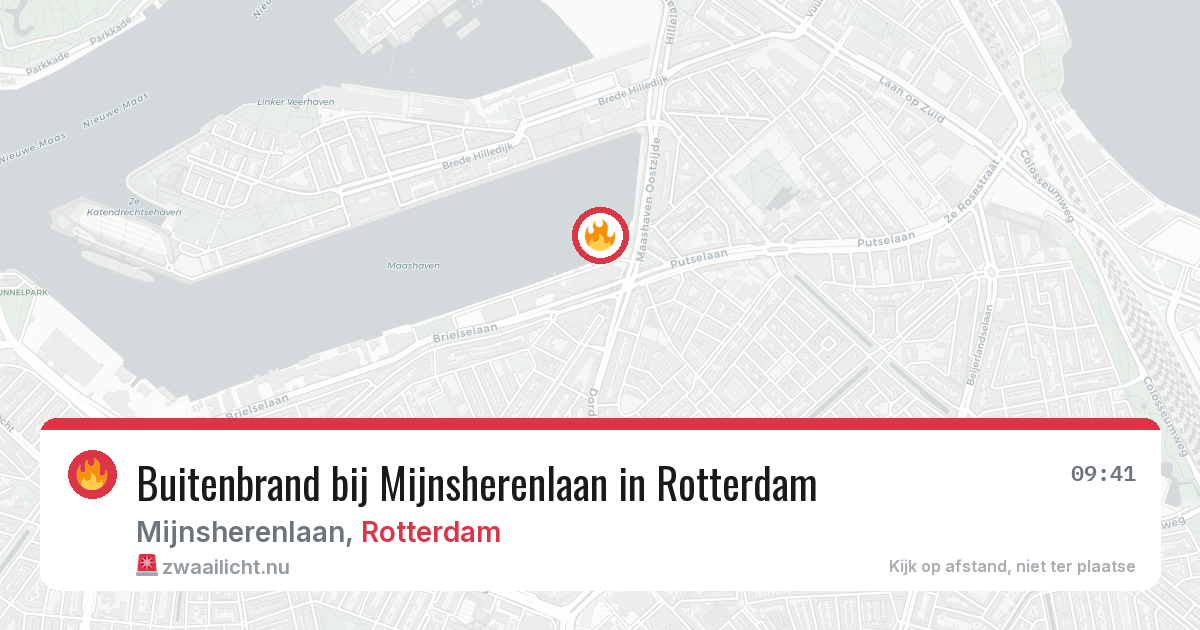 Buitenbrand bij Mijnsherenlaan in Rotterdam — 1 jun 2026