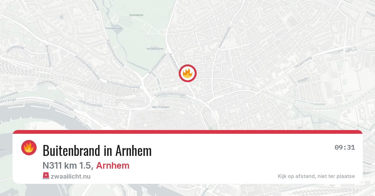Buitenbrand in Arnhem — 12 jul 2026