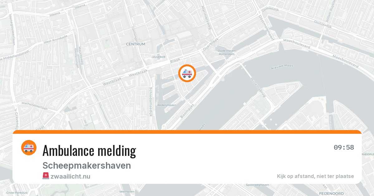 Ambulance melding — 20 jul 2026