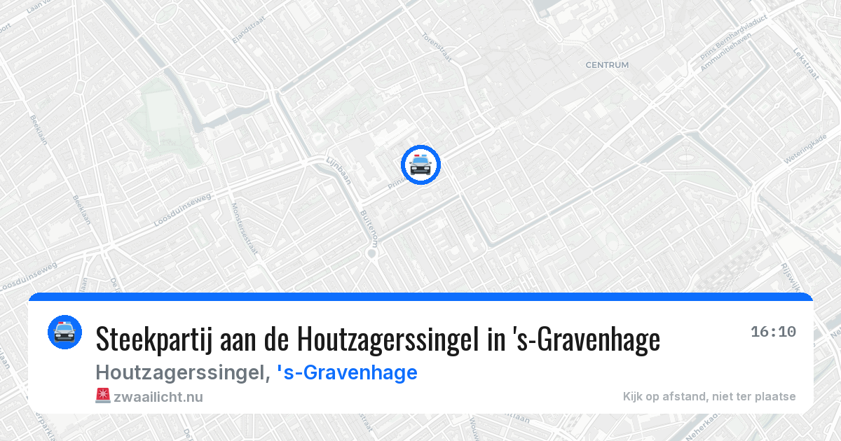 Steekpartij aan de Houtzagerssingel in 's-Gravenhage — 6 jun 2026