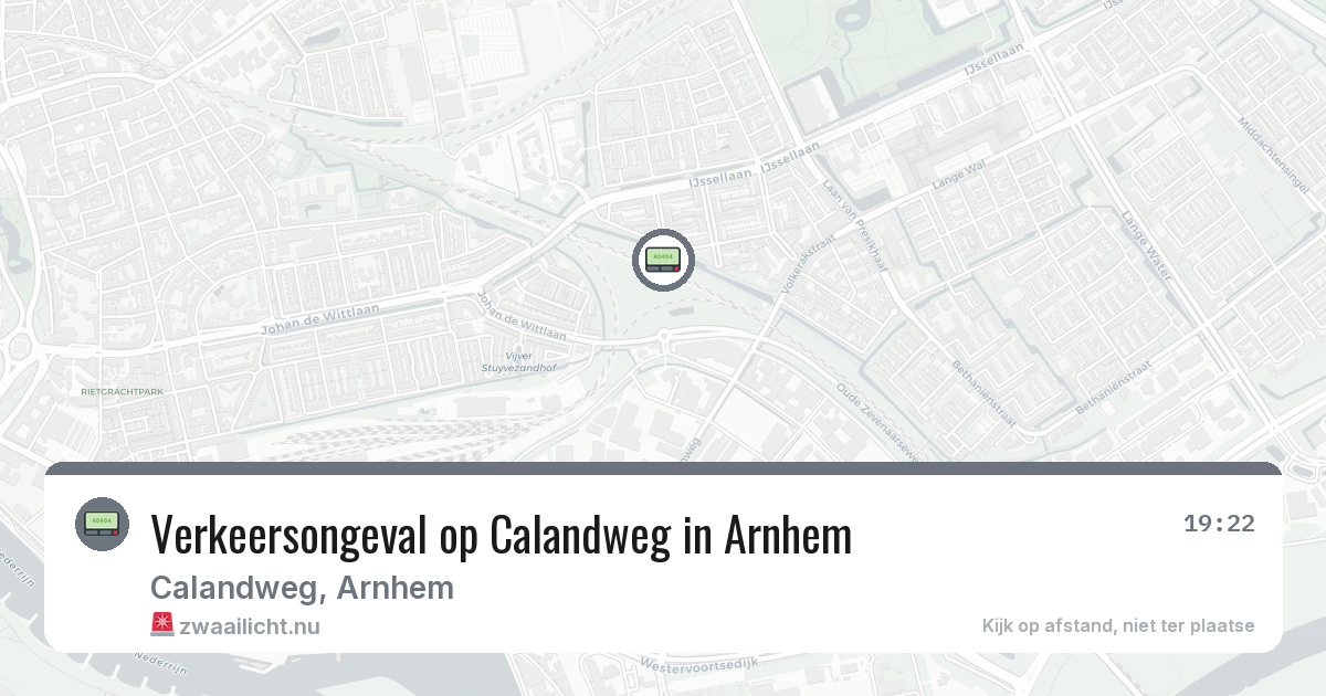 Verkeersongeval op Calandweg in Arnhem — 14 jul 2026