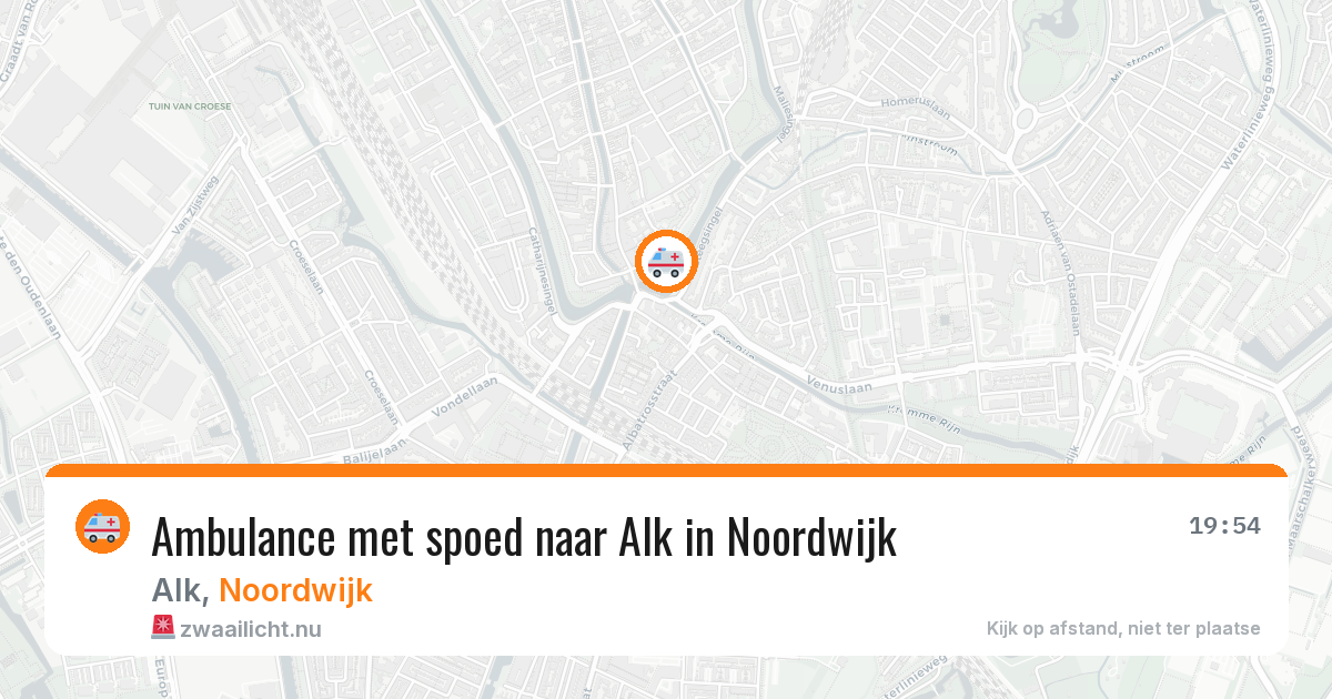 Ambulance met spoed naar Alk in Noordwijk — 21 jan 2026