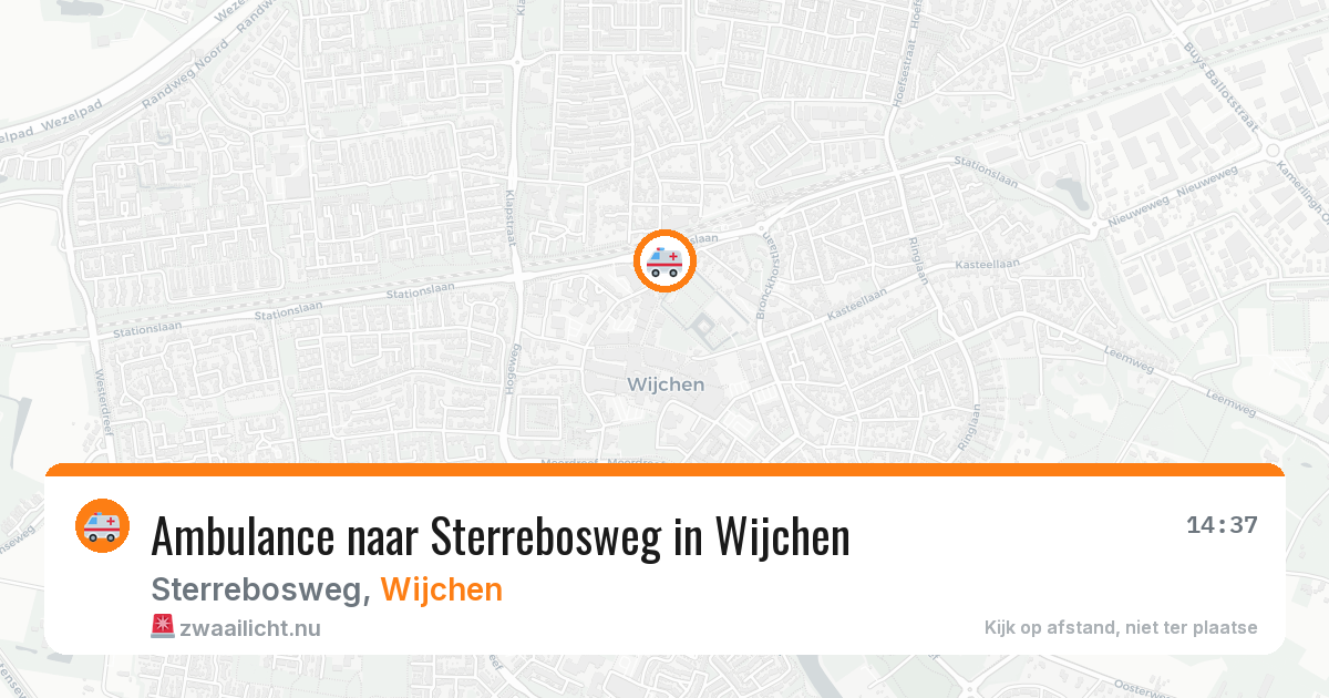 Ambulance naar Sterrebosweg in Wijchen — 6 mei 2026
