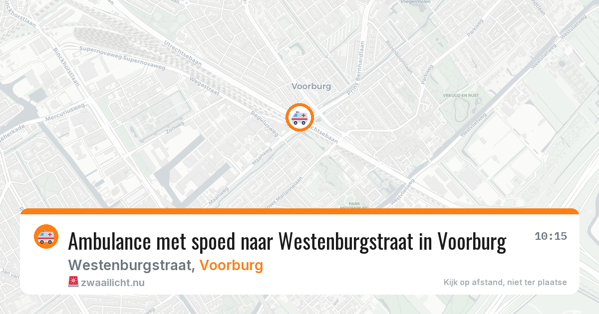 Ambulance met spoed naar Westenburgstraat in Voorburg — 11 feb 2026