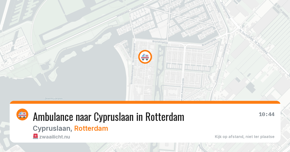 Ambulance naar Cypruslaan in Rotterdam — 27 mei 2026
