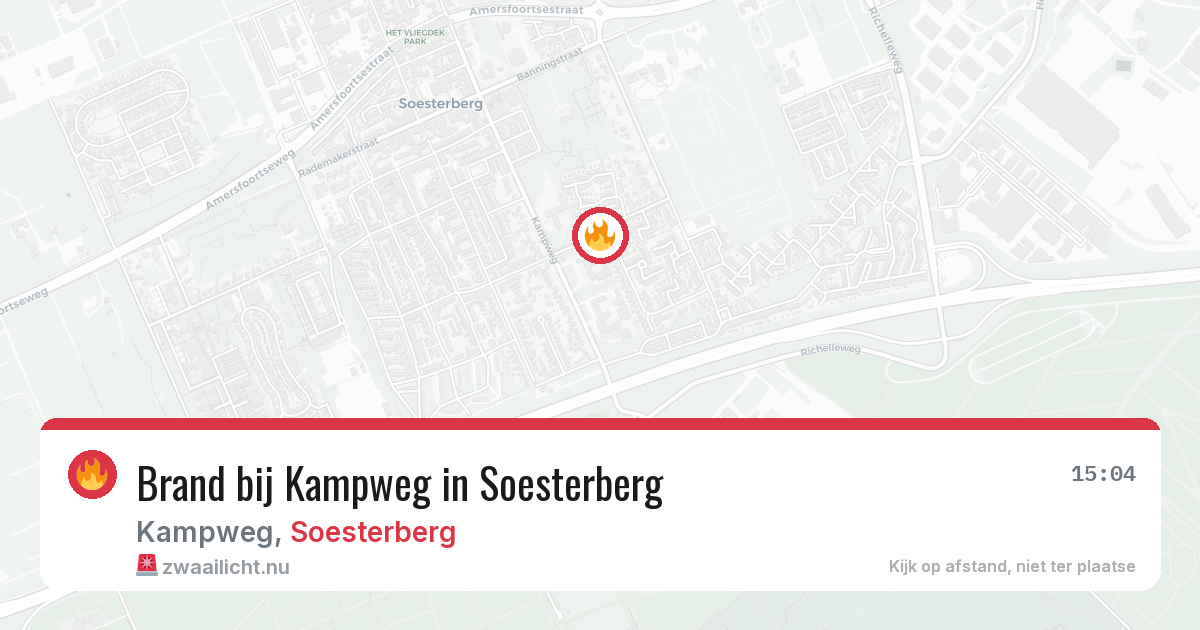 Brand bij Kampweg in Soesterberg — 28 mei 2026