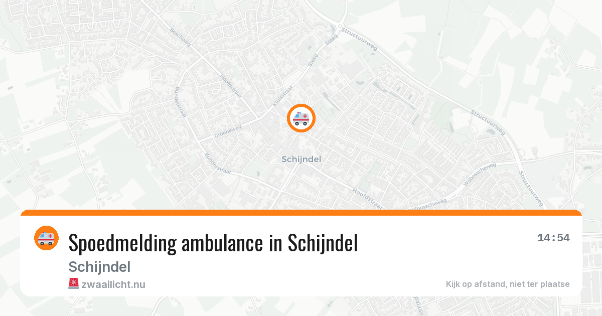 Spoedmelding ambulance in Schijndel — 21 jul 2026