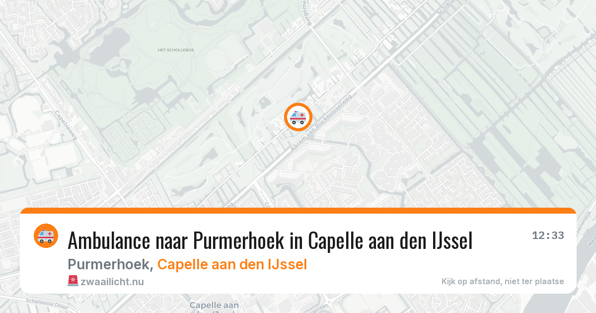 Ambulance naar Purmerhoek in Capelle aan den IJssel — 7 jun 2026