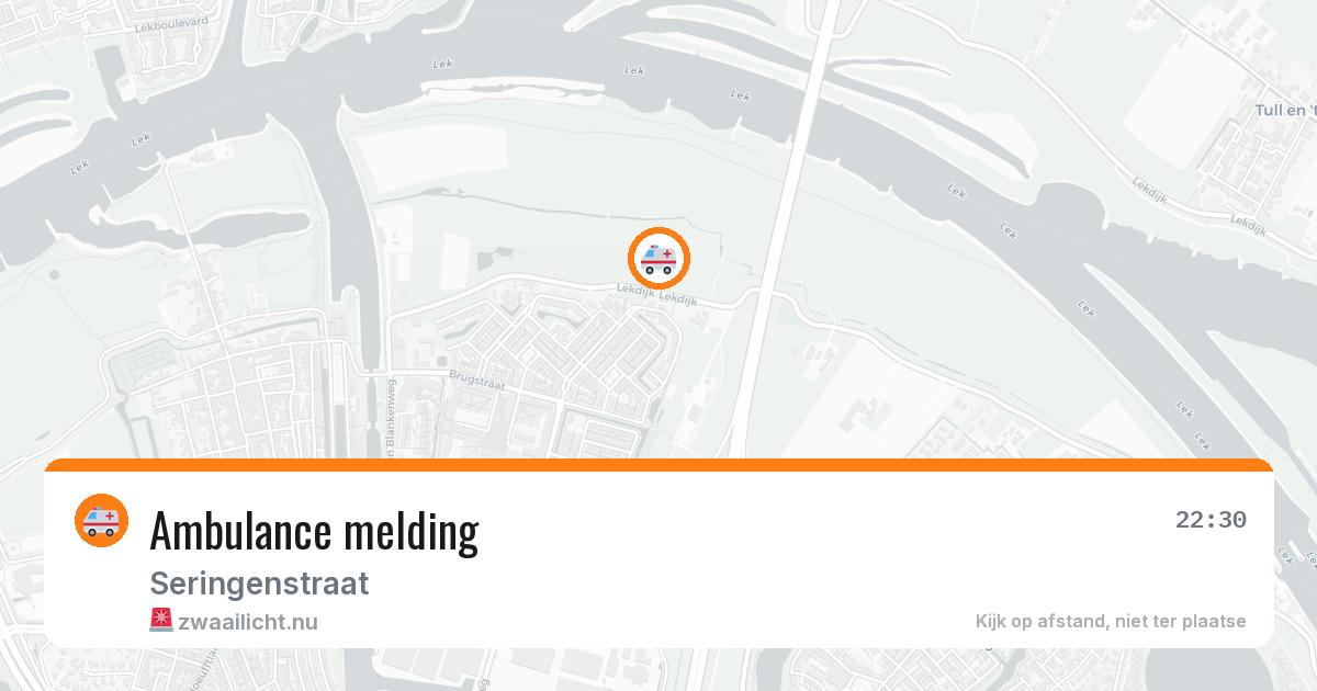 Ambulance melding — 15 jul 2026