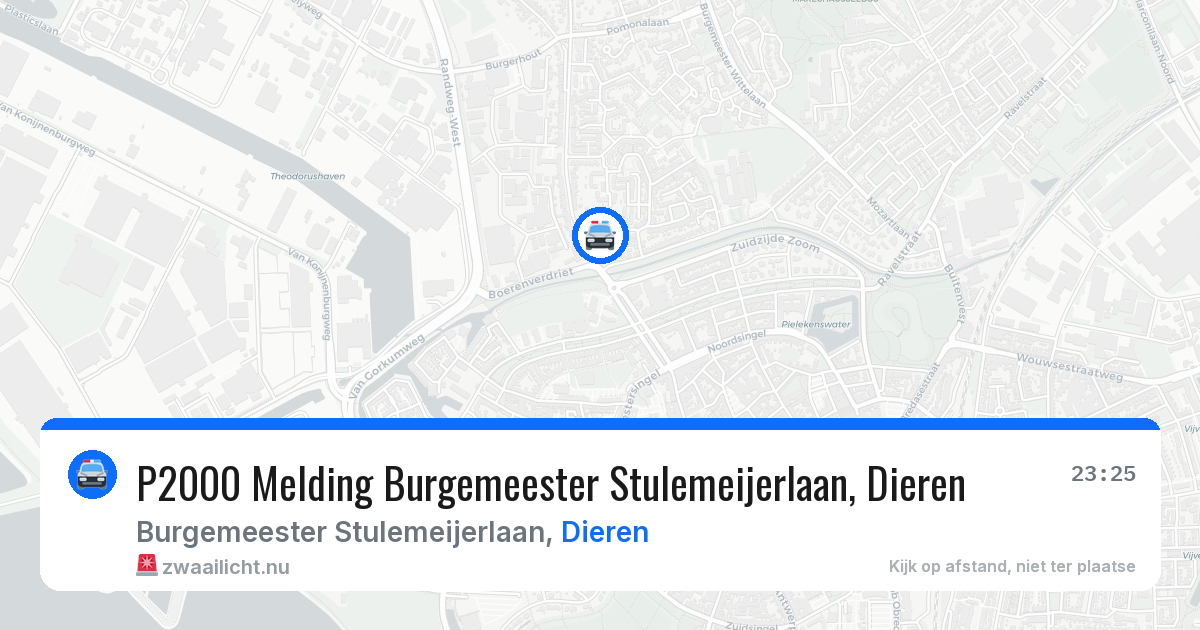 P2000 Melding Burgemeester Stulemeijerlaan, Dieren — 15 apr 2026