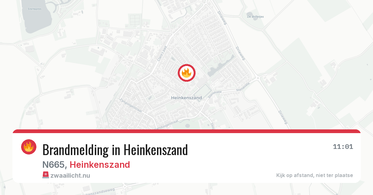 Brandmelding in Heinkenszand — 30 mei 2026