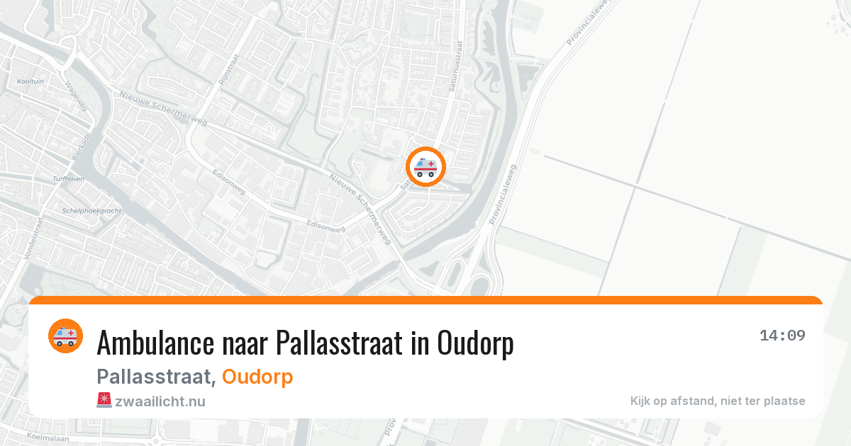 Ambulance naar Pallasstraat in Oudorp — 5 jul 2026
