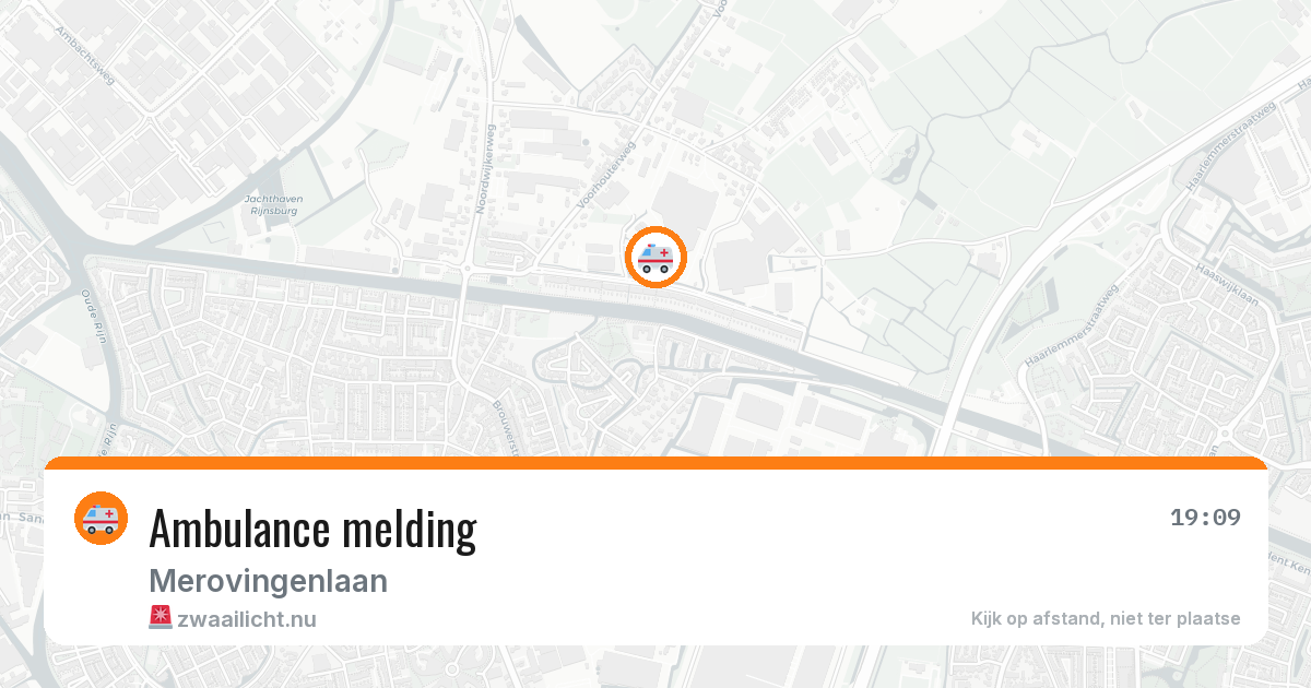 Ambulance melding — 25 jan 2026