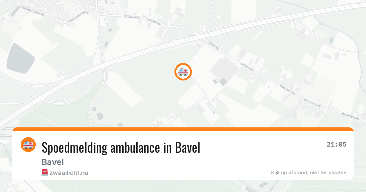 Spoedmelding ambulance in Bavel — 24 mrt 2026