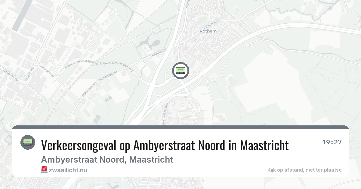 Verkeersongeval op Ambyerstraat Noord in Maastricht — 9 jul 2026