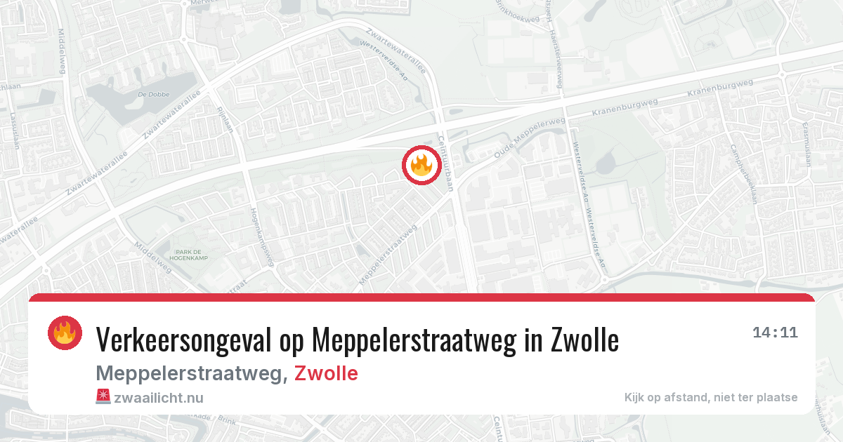 Verkeersongeval op Meppelerstraatweg in Zwolle — 12 jul 2026