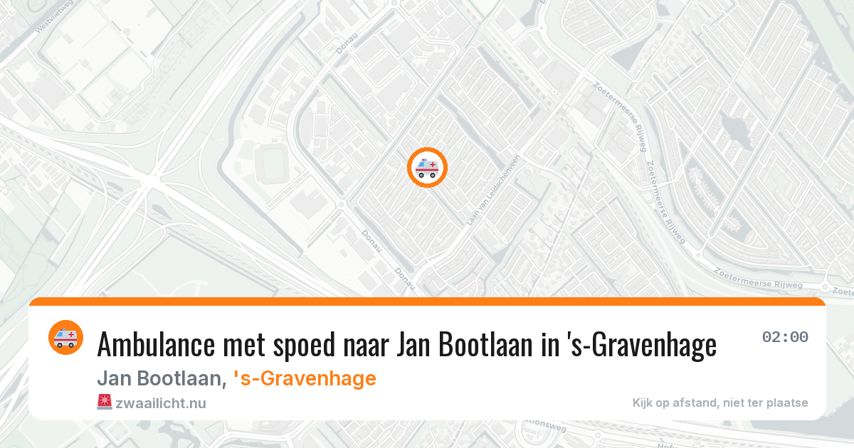 Ambulance met spoed naar Jan Bootlaan in 's-Gravenhage — 26 jan 2026