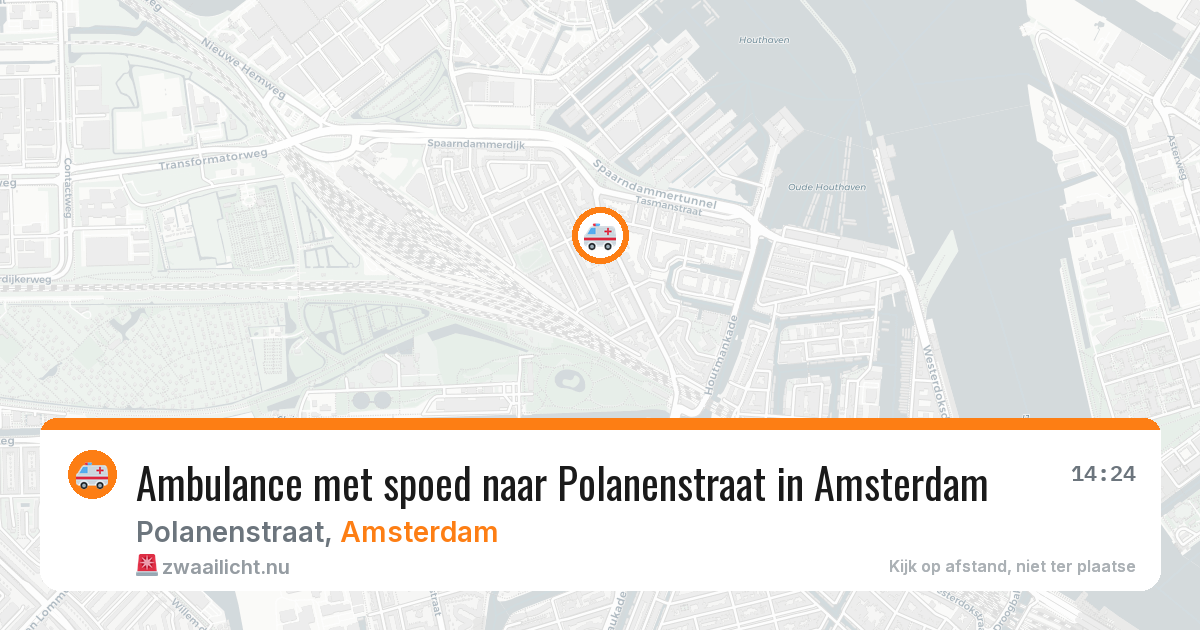 Ambulance met spoed naar Polanenstraat in Amsterdam — 7 apr 2026