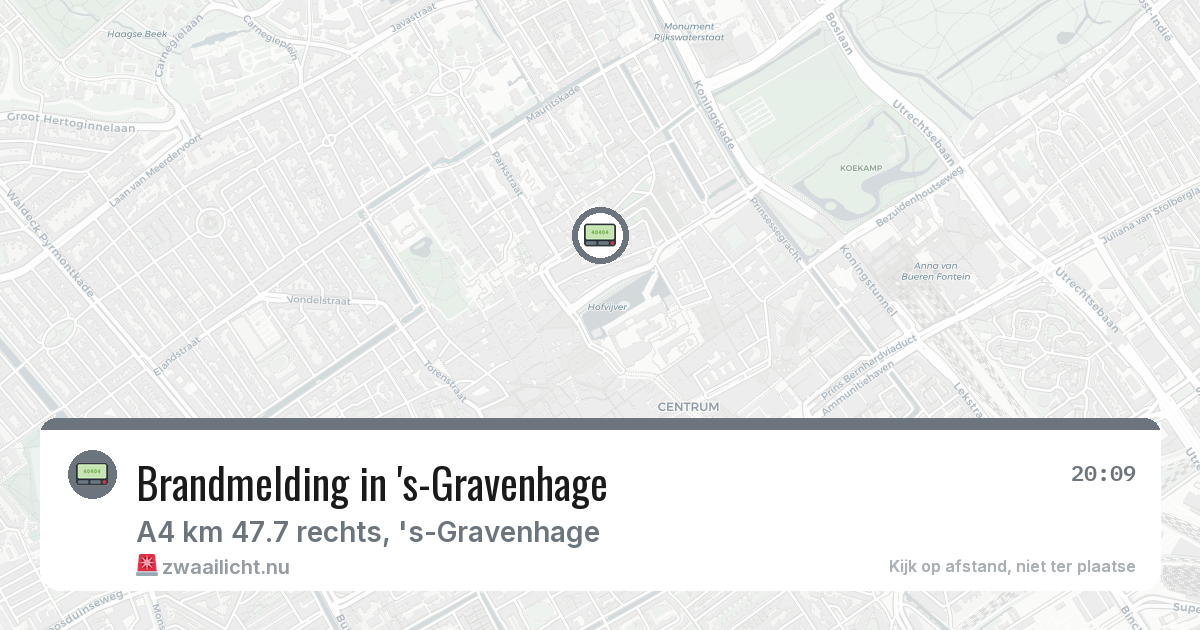 Brandmelding in 's-Gravenhage — 3 feb 2026