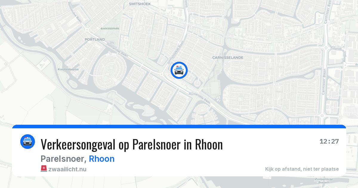 Verkeersongeval op Parelsnoer in Rhoon — 3 jun 2026