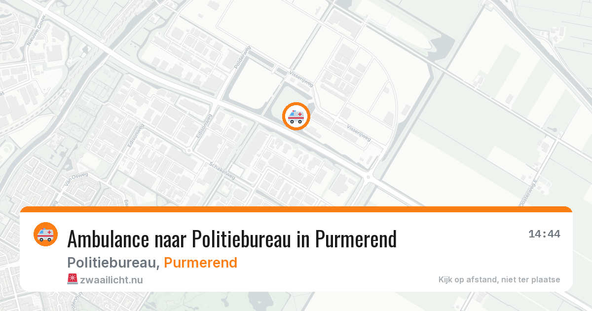 Ambulance naar Politiebureau in Purmerend — 21 jul 2026