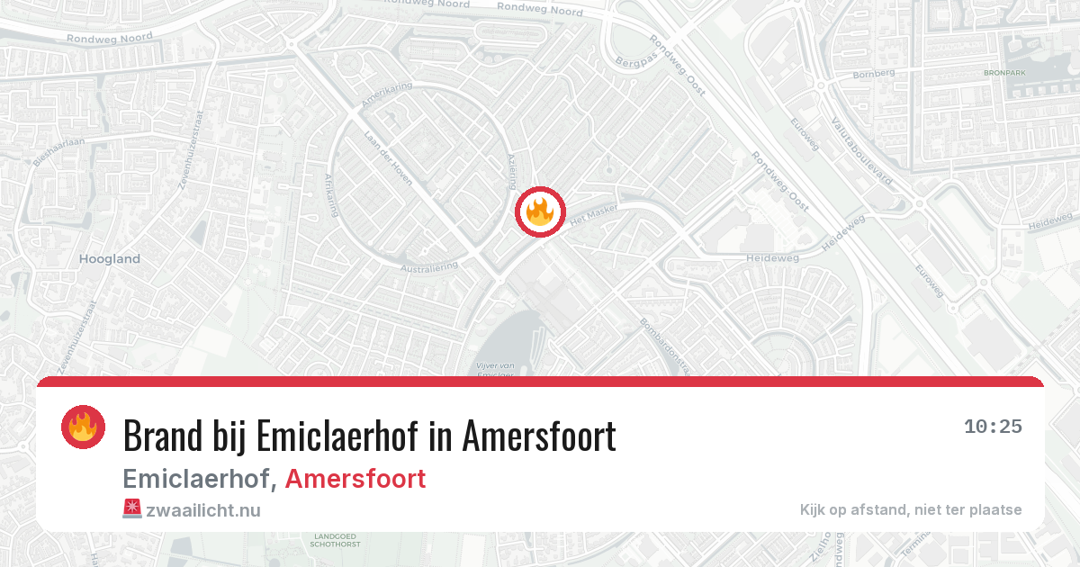 Brand bij Emiclaerhof in Amersfoort — 4 jun 2026