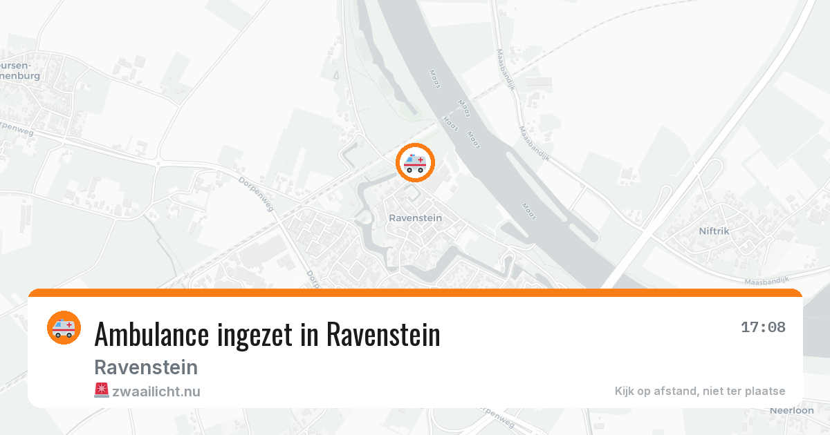 Ambulance ingezet in Ravenstein — 30 mrt 2026
