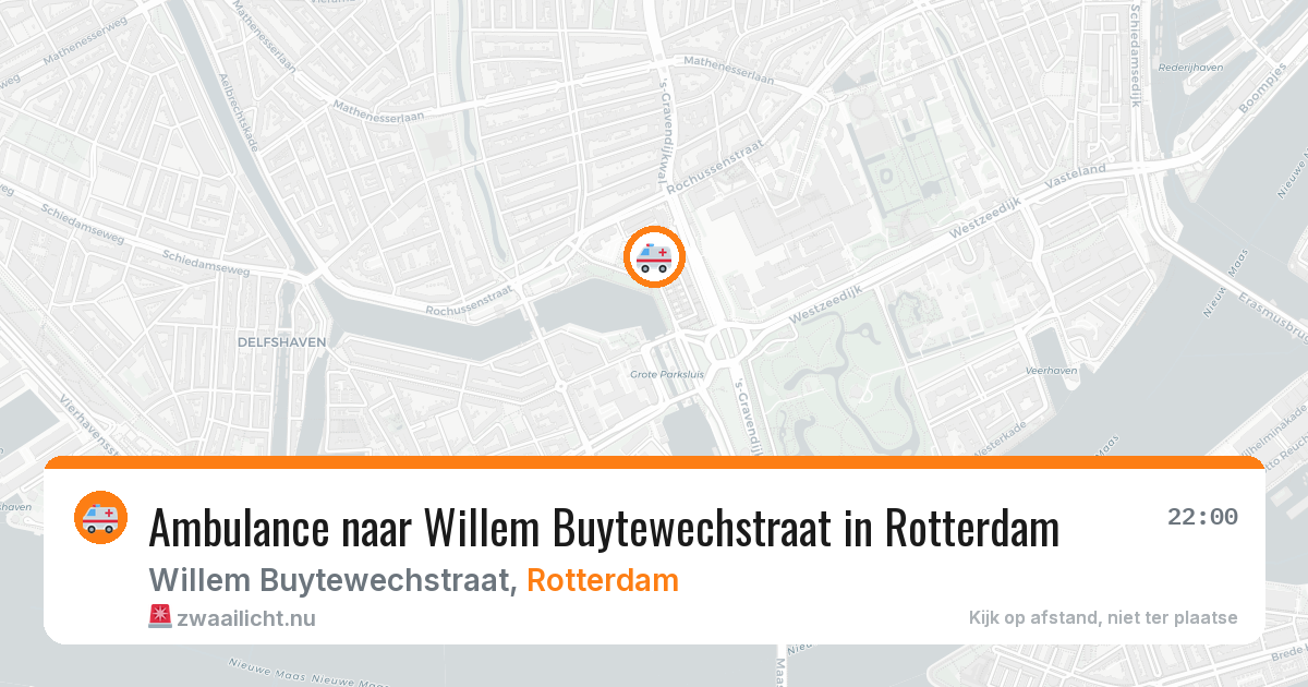 Ambulance naar Willem Buytewechstraat in Rotterdam — 26 jul 2026