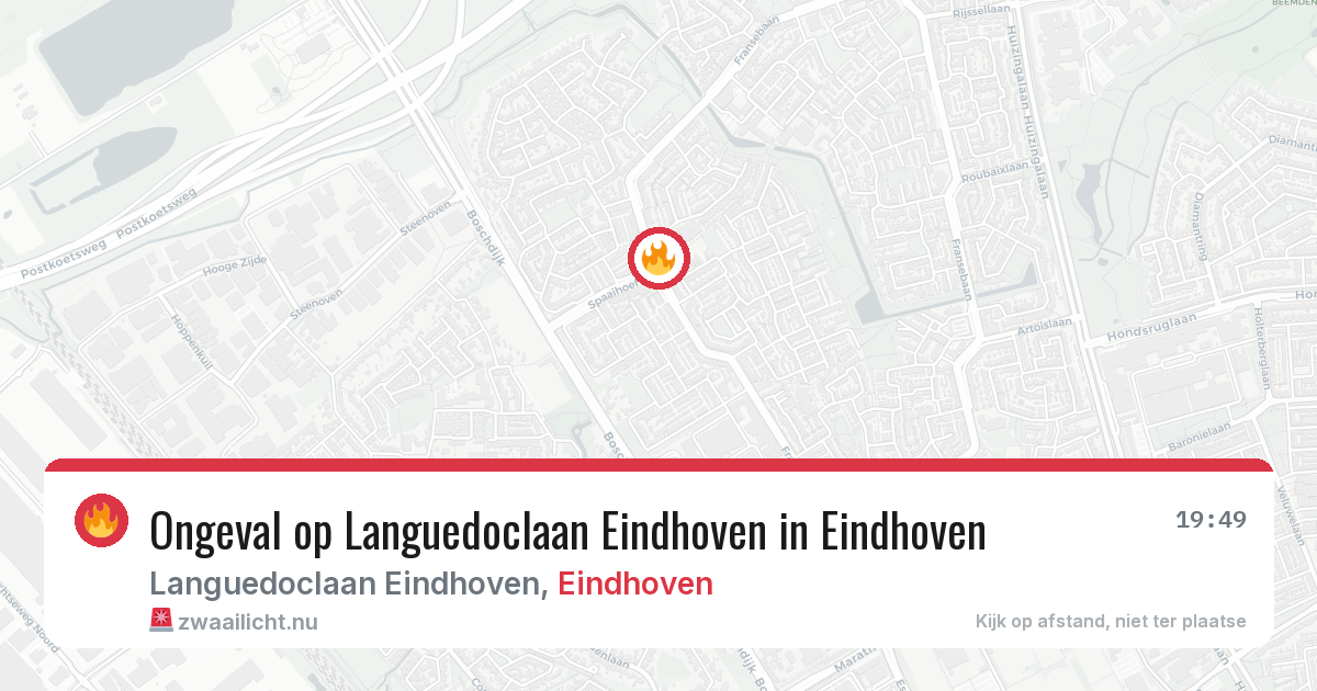 Ongeval op Languedoclaan Eindhoven in Eindhoven — 1 jun 2026