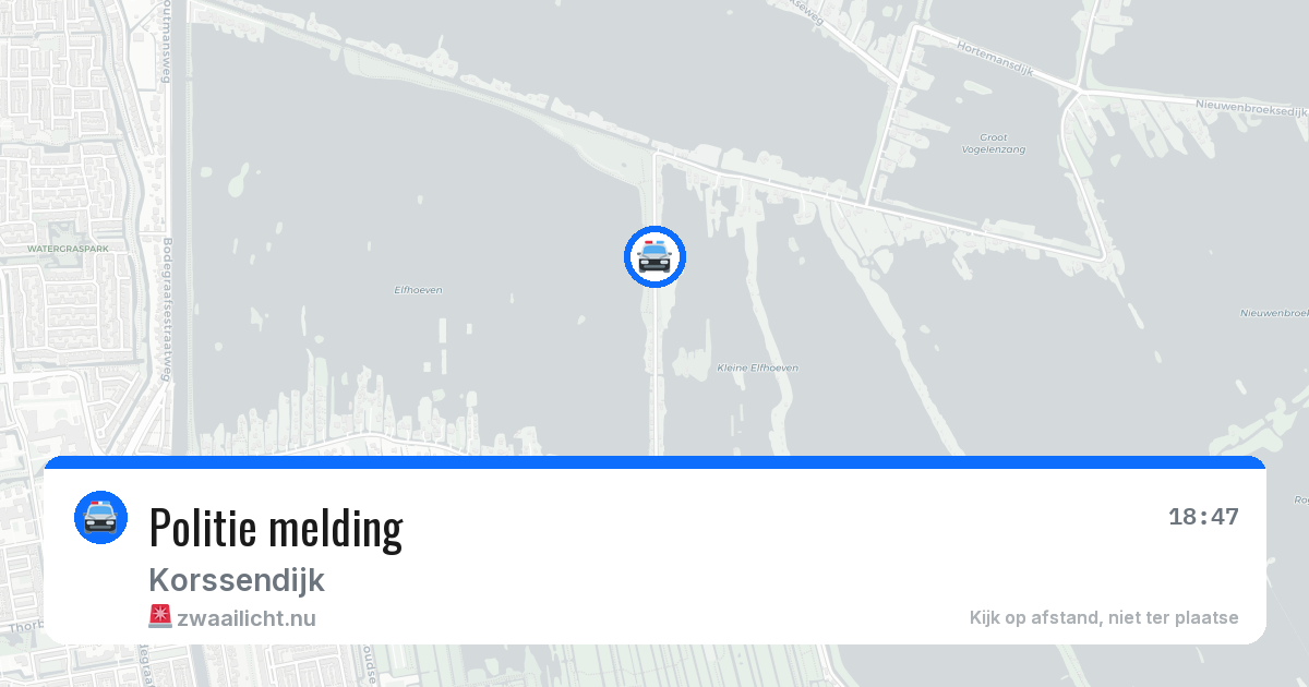 Politie melding — 16 jul 2026