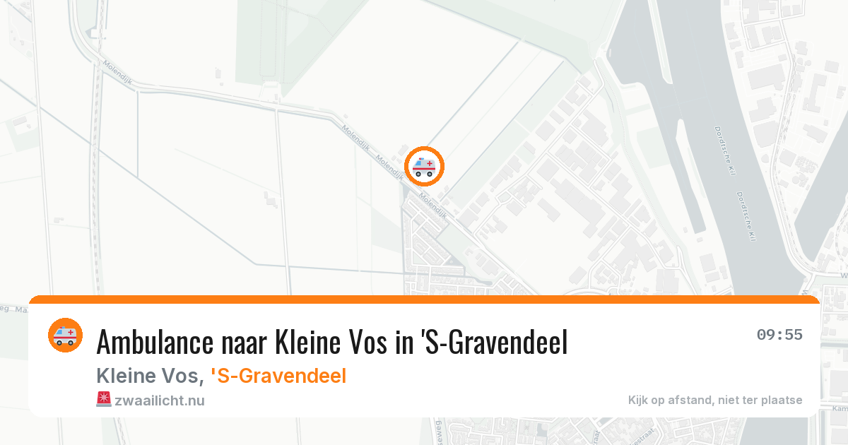 Ambulance naar Kleine Vos in 'S-Gravendeel — 1 jun 2026