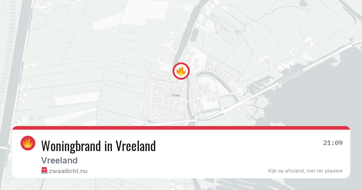 Woningbrand in Vreeland — 9 apr 2026