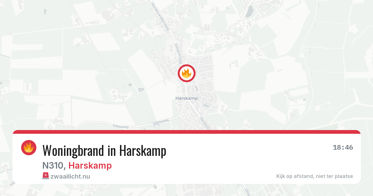 Woningbrand in Harskamp — 4 mrt 2026