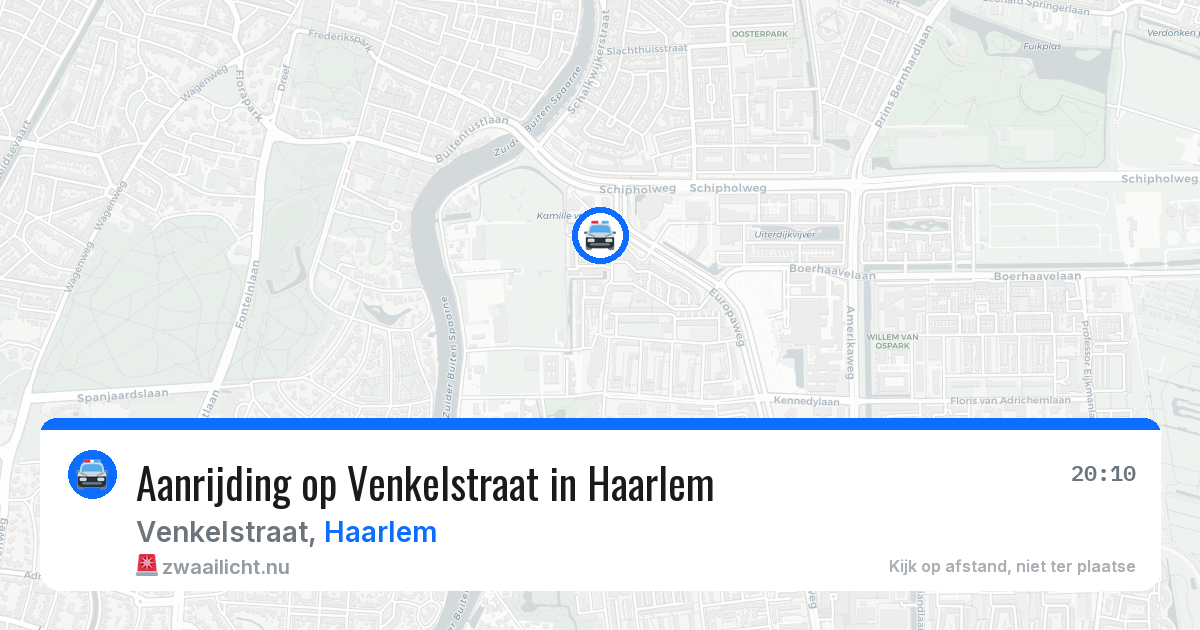 Aanrijding op Venkelstraat in Haarlem — 12 jul 2026