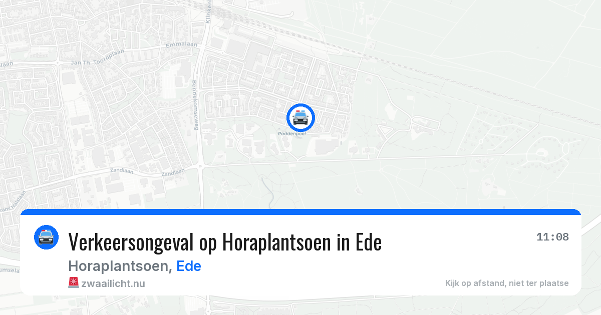 Verkeersongeval op Horaplantsoen in Ede — 7 mei 2026