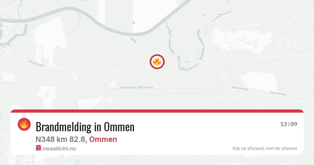 Brandmelding in Ommen — 25 jul 2026
