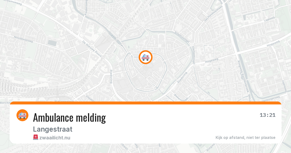 Ambulance melding — 14 jul 2026