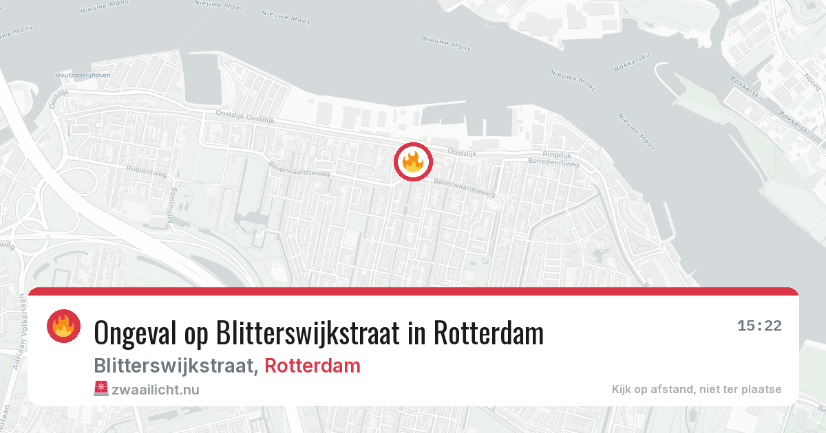 Ongeval op Blitterswijkstraat in Rotterdam — 11 mrt 2026