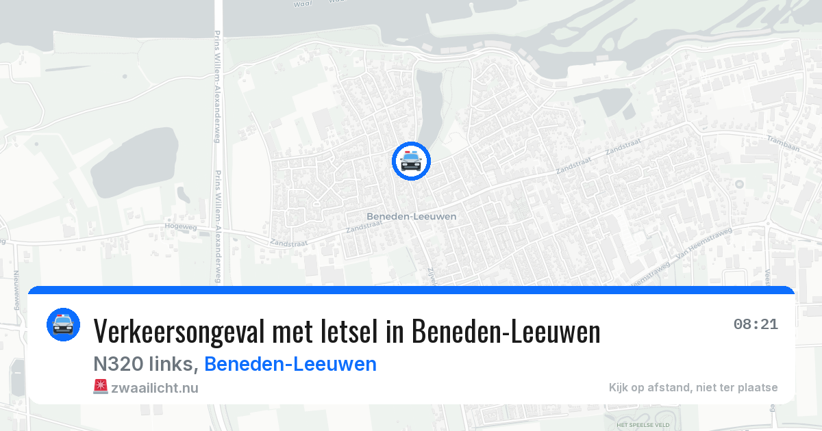 Verkeersongeval met letsel in Beneden-Leeuwen — 13 apr 2026