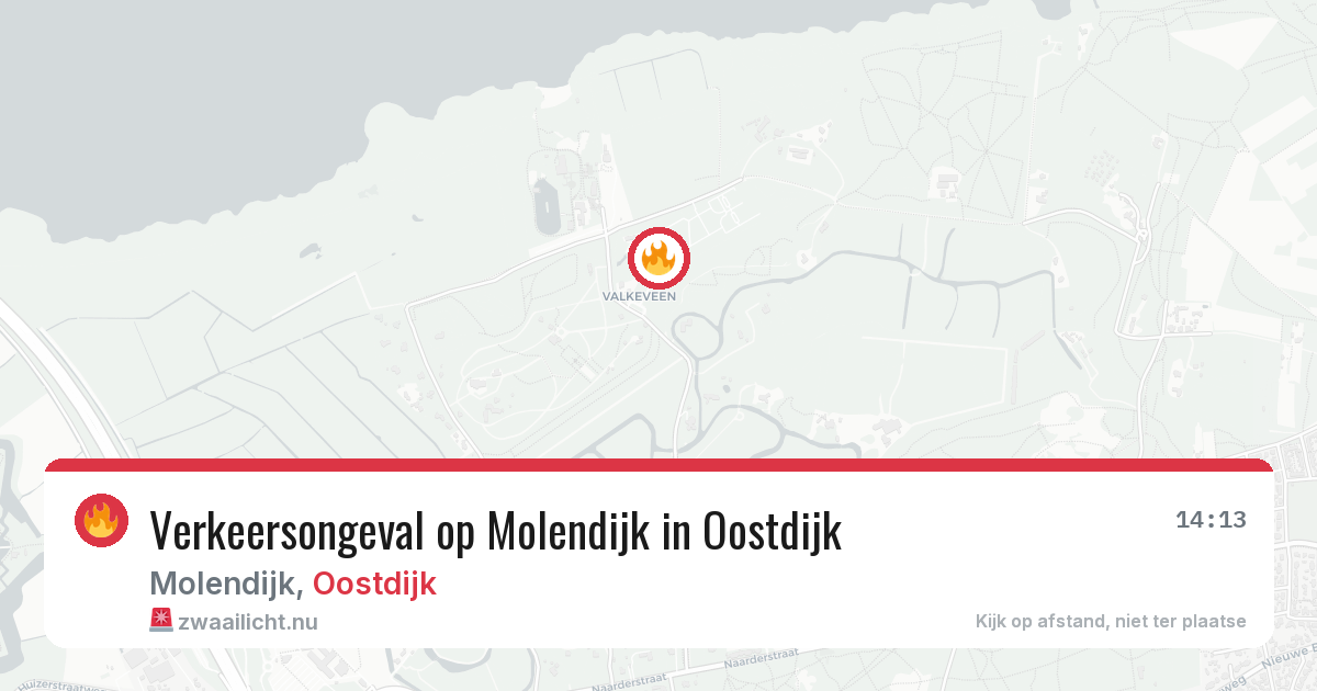 Verkeersongeval op Molendijk in Oostdijk — 3 jun 2026