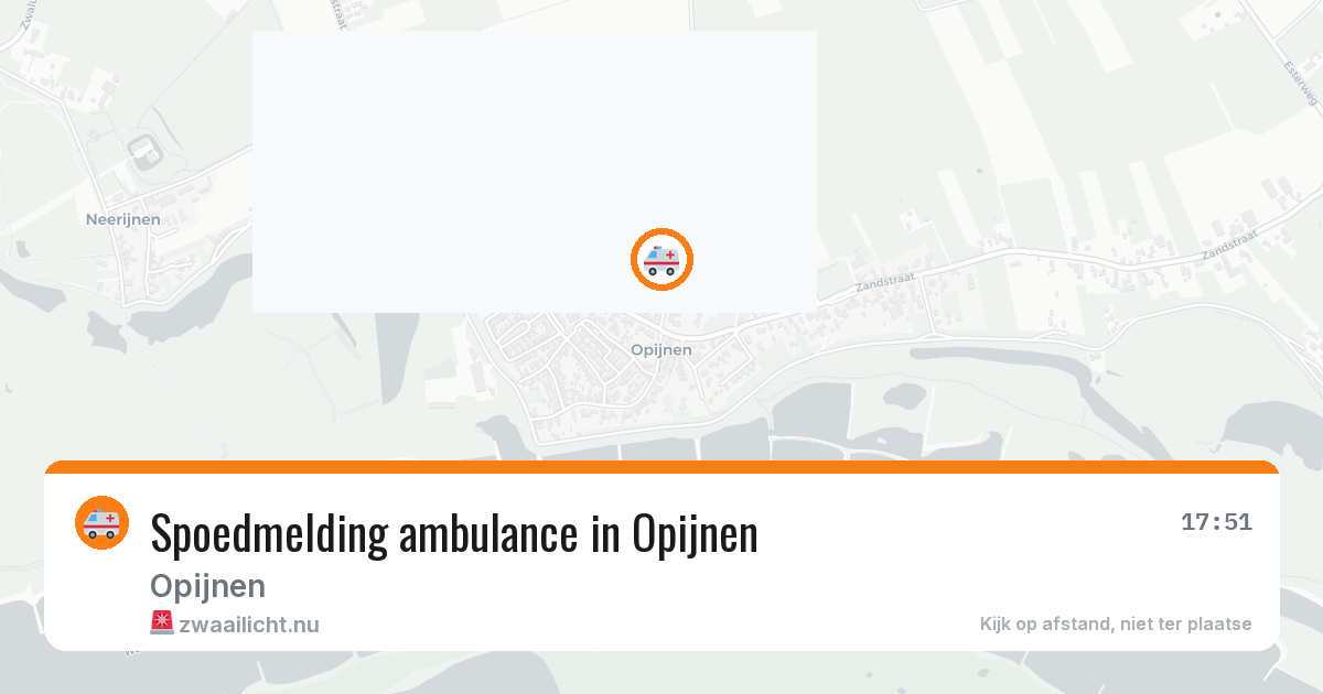 Spoedmelding ambulance in Opijnen — 8 apr 2026