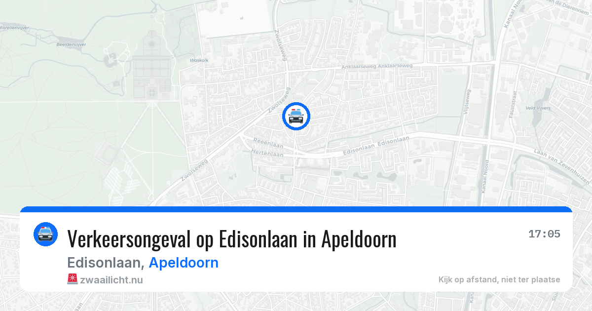 Verkeersongeval op Edisonlaan in Apeldoorn — 28 mei 2026