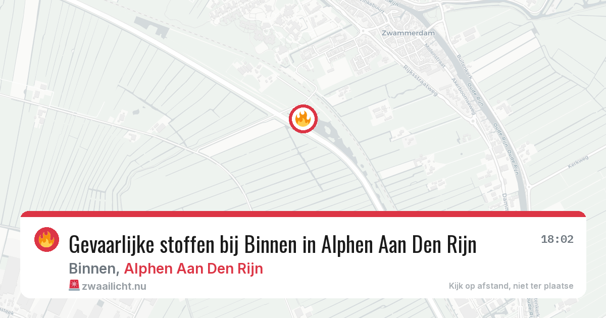 Gevaarlijke stoffen bij Binnen in Alphen Aan Den Rijn — 5 jun 2026