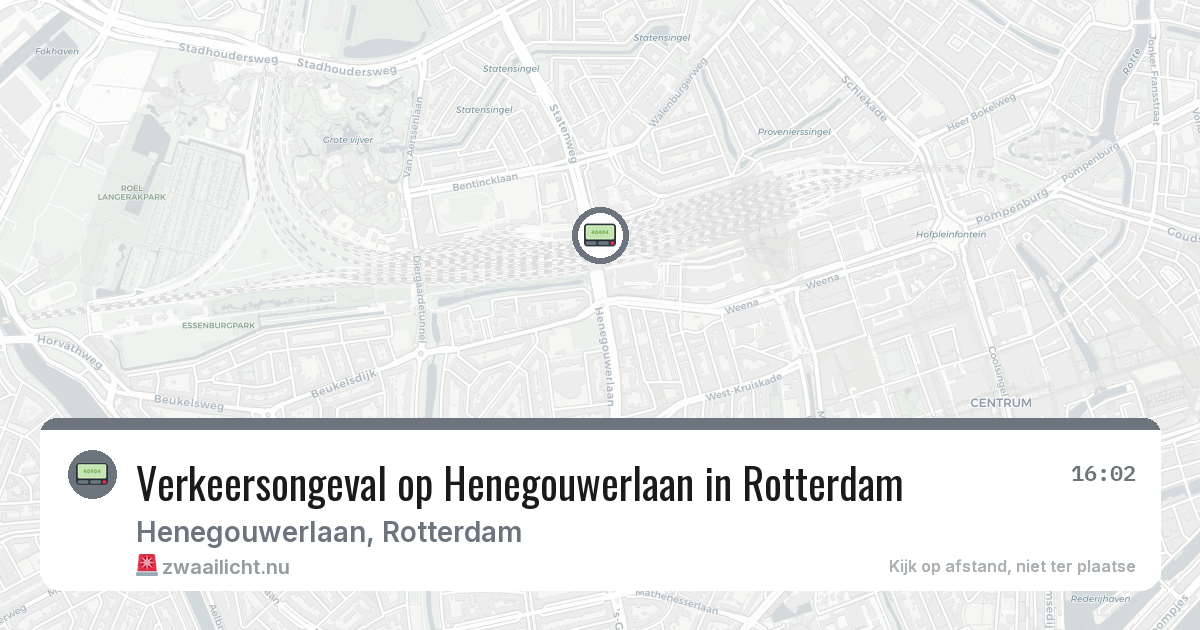 Verkeersongeval op Henegouwerlaan in Rotterdam — 2 mrt 2026