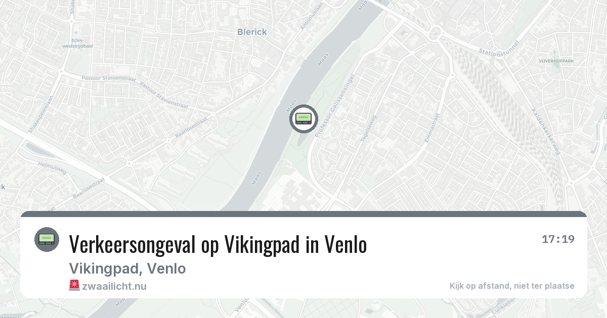 Verkeersongeval op Vikingpad in Venlo — 22 jul 2026