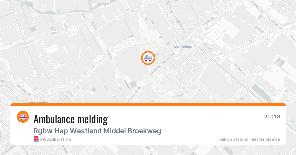 Ambulance melding — 2 feb 2026