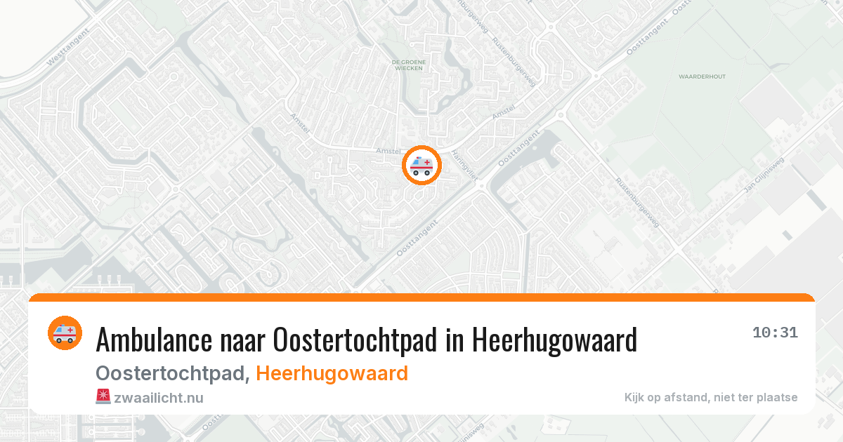Ambulance naar Oostertochtpad in Heerhugowaard — 8 mei 2026