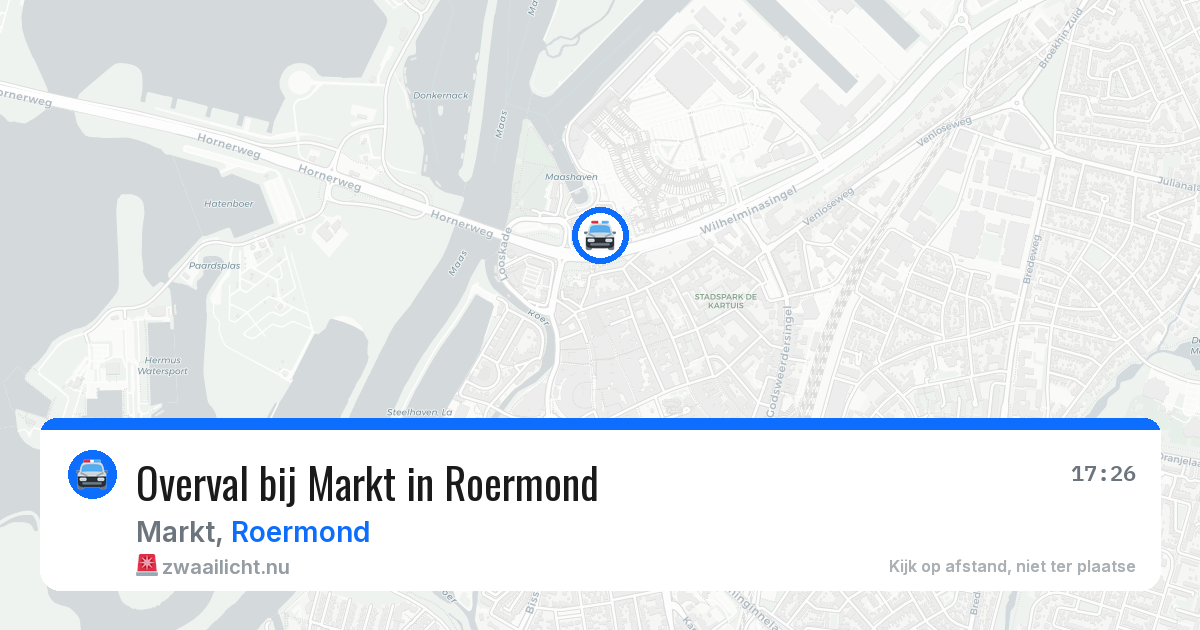 Overval bij Markt in Roermond — 14 jul 2026