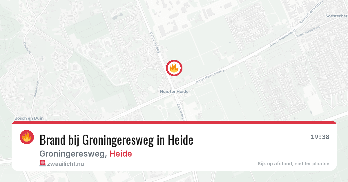 Brand bij Groningeresweg in Heide — 28 mei 2026